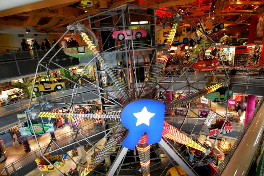 toys r us times square ferris wheel